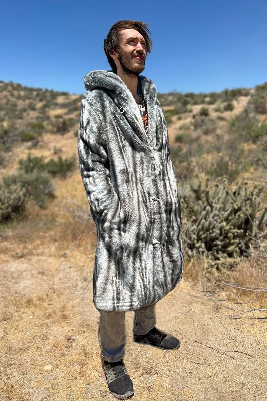 Men's Playa Coat in ""Silver Slate"" Chinchilla