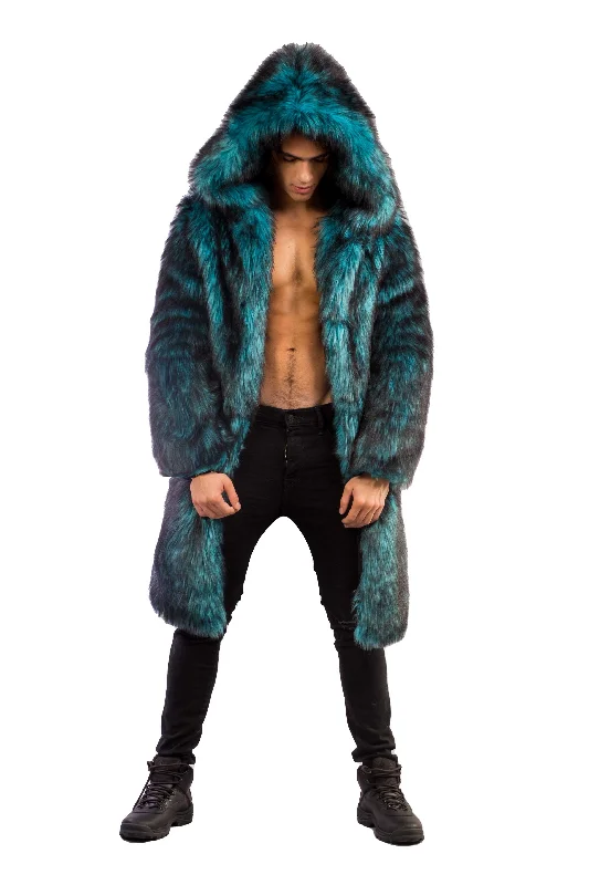 Men's Playa Coat in ""Teal Wolf""