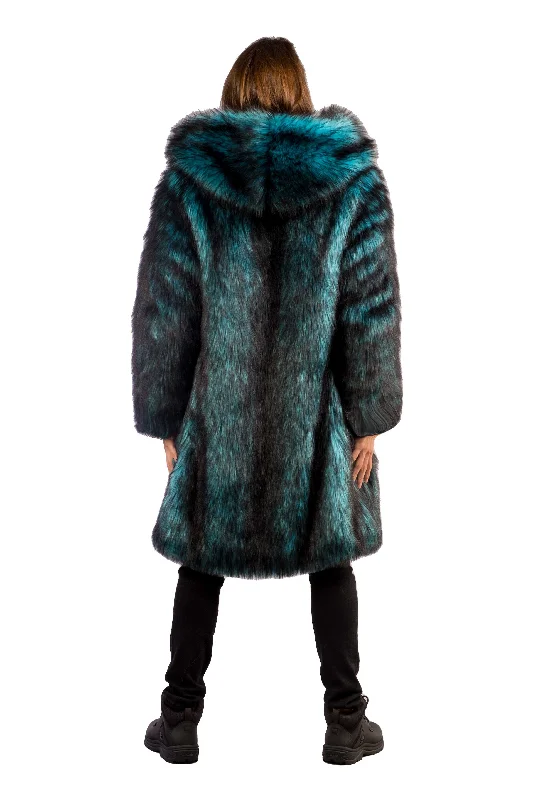 Men's Playa Coat in ""Teal Wolf""