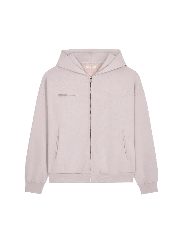 Natural Dye Oversized Hoodie—daylight purple