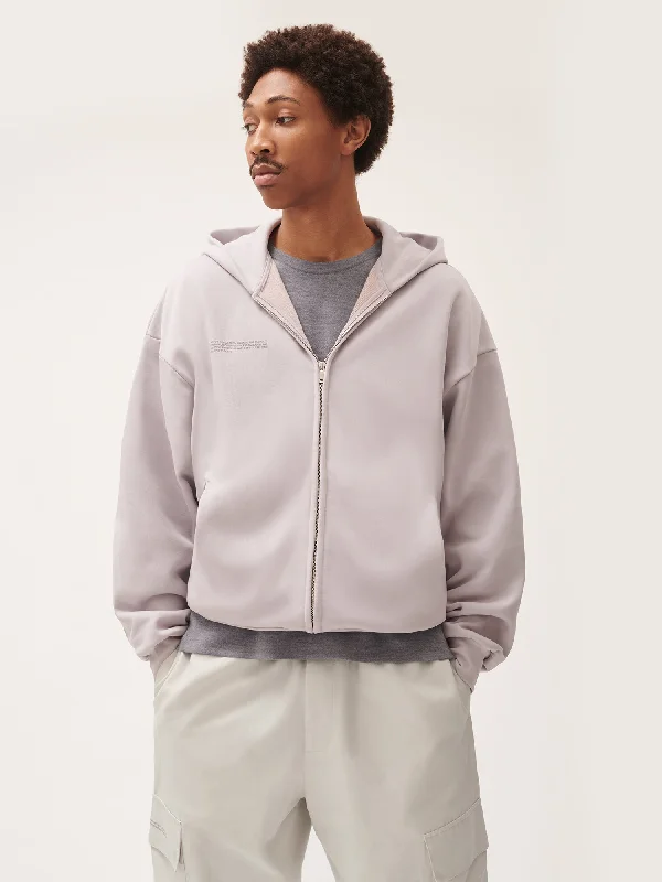 Natural Dye Oversized Hoodie—daylight purple