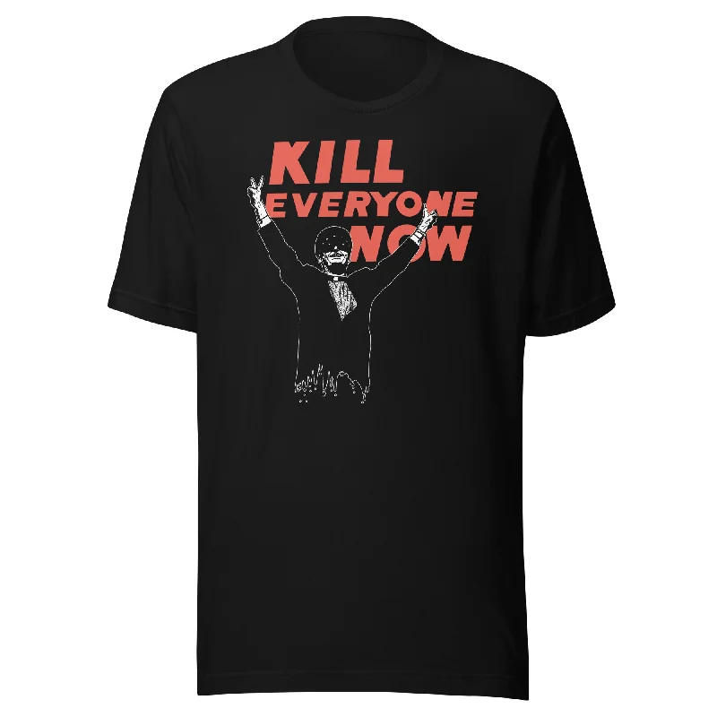 Nomeansno ""Kill Everyone Now"" Unisex Black T-shirt