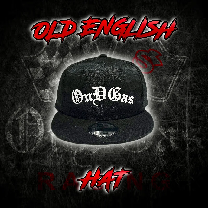 Old English ONDGAS Snapback (Black Camo)