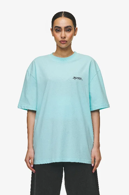 Patino Oversized Tee Washed Sky Blue