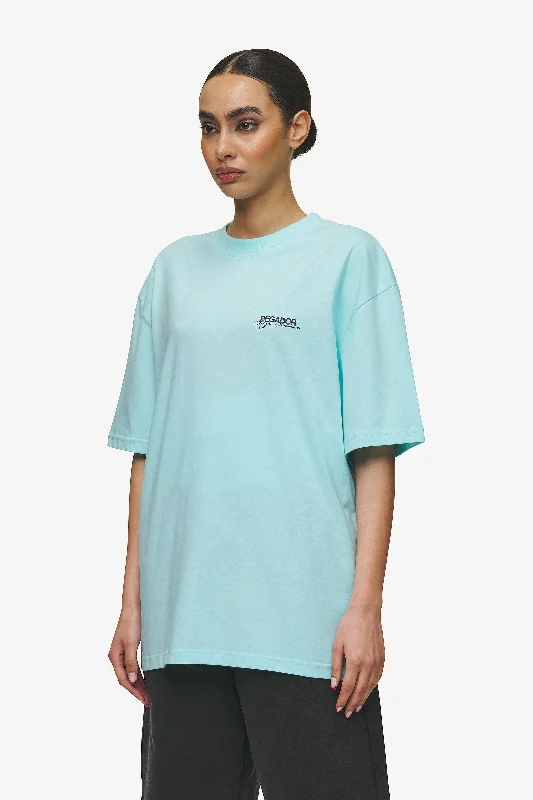 Patino Oversized Tee Washed Sky Blue