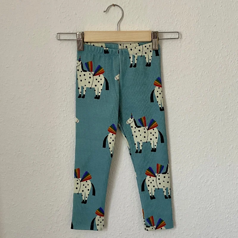 PFERD AUF BLAU LEGGINGS