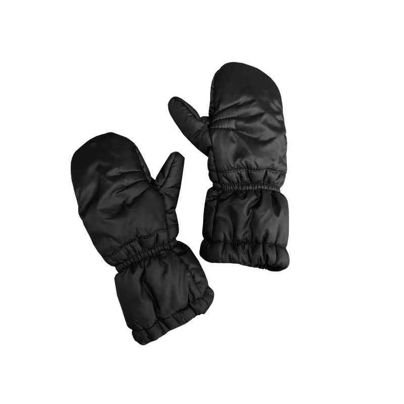 Puff Mittens - Black