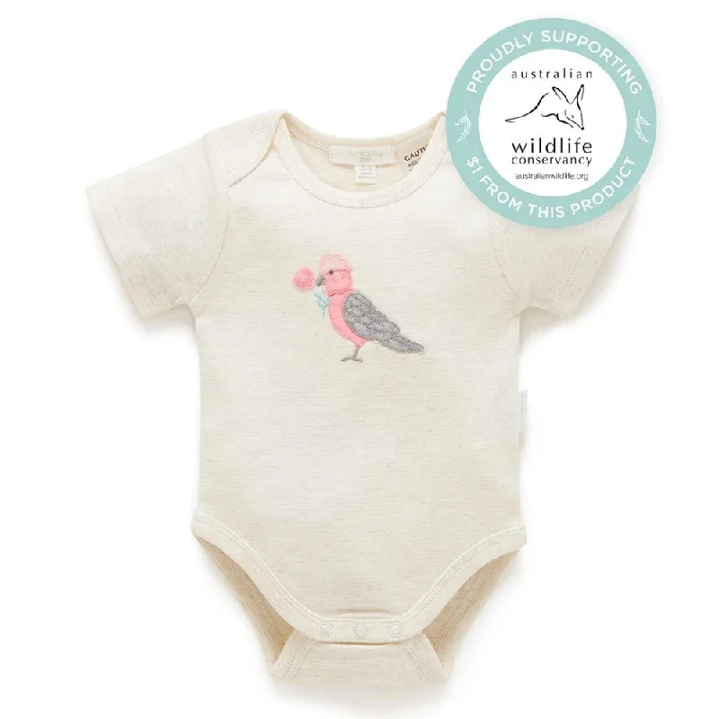 Purebaby Galah Easyneck Bodysuit