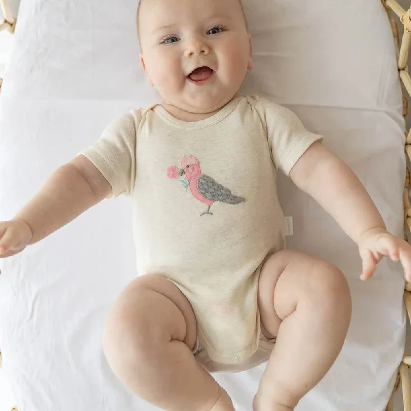 Purebaby Galah Easyneck Bodysuit