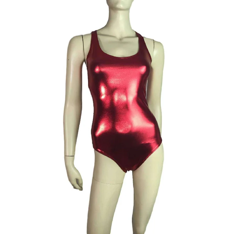 Bodysuit - Red Metallic