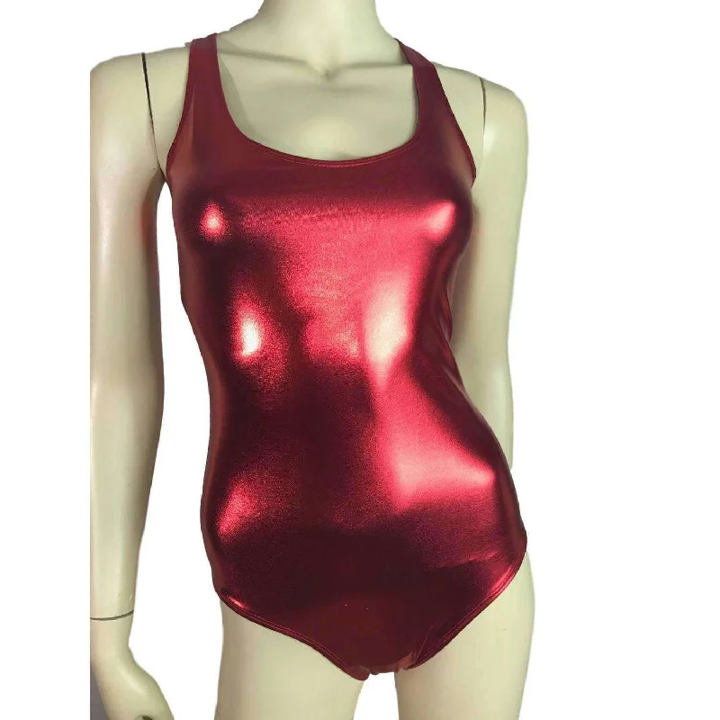 Bodysuit - Red Metallic