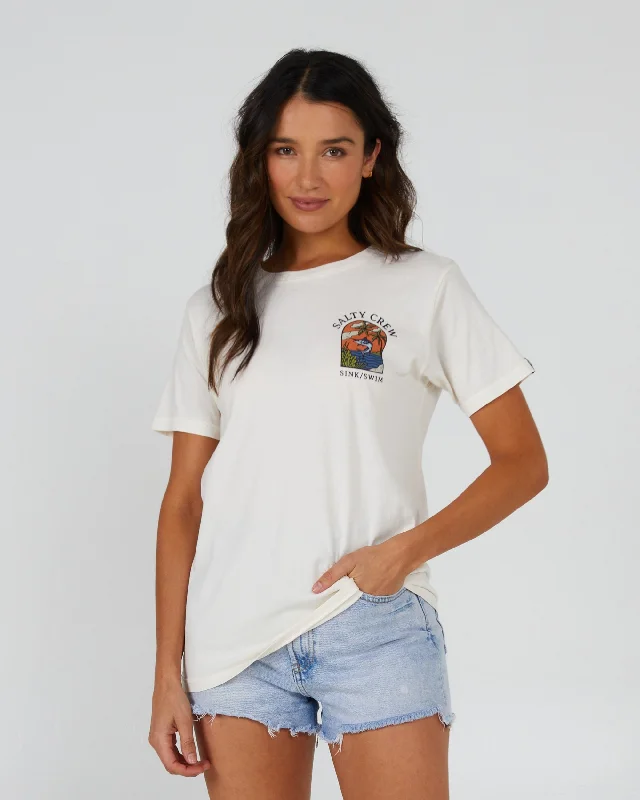 Sail Away Boyfriend Tee - Off White