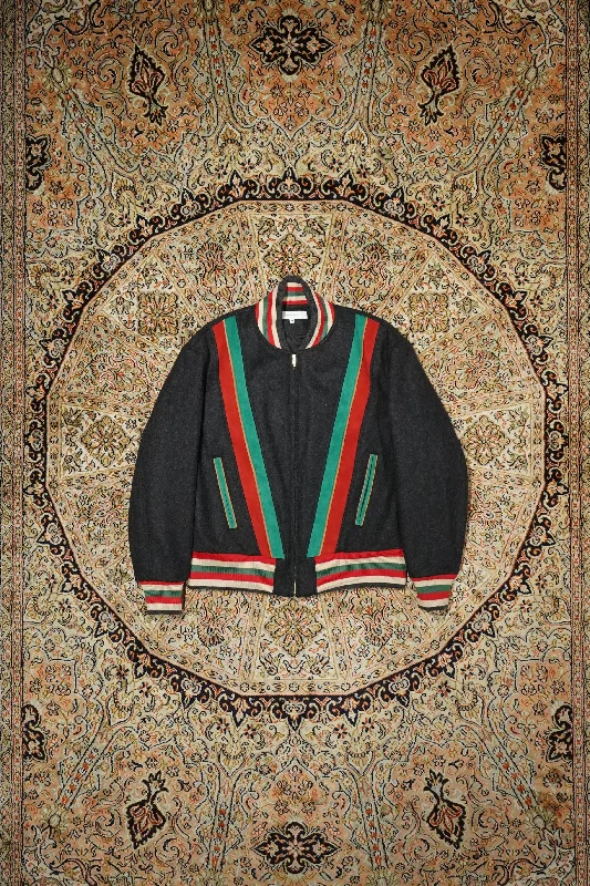 STADIUM JACKET ""RASTA"" (BLACK)