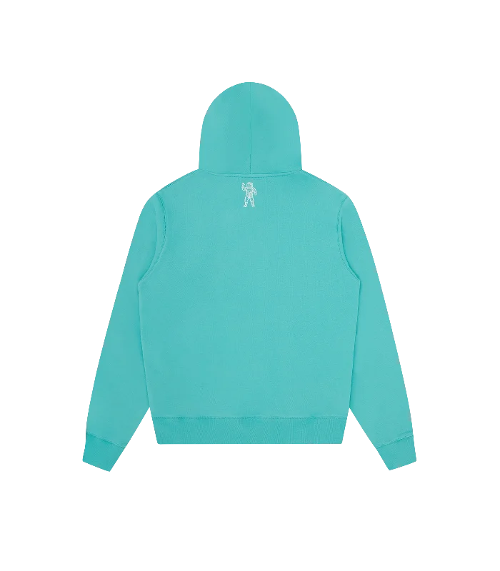 SMALL ARCH LOGO POPOVER HOOD - TEAL