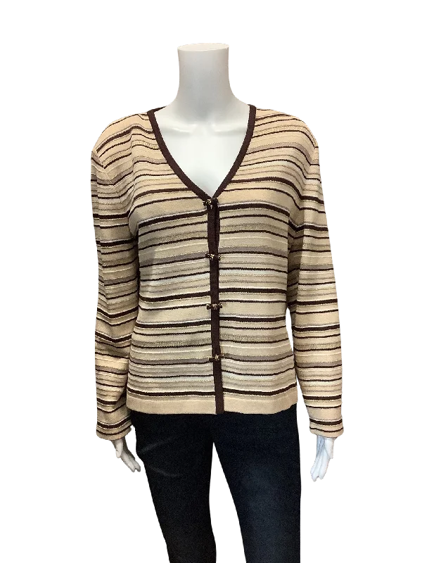 St. John Women's Jacket Striped Size: M