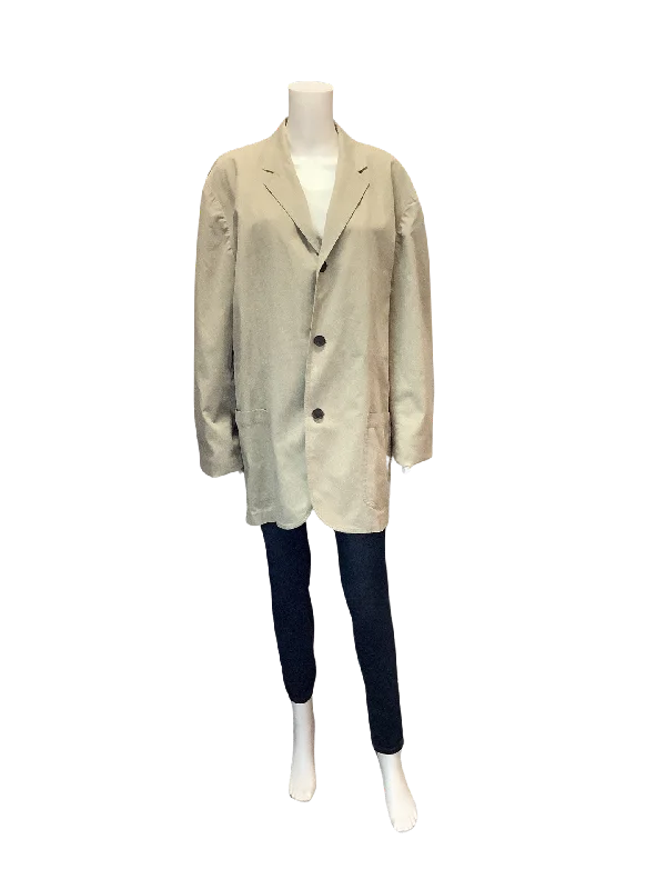 Theory Men's Jacket Khaki Size: 42