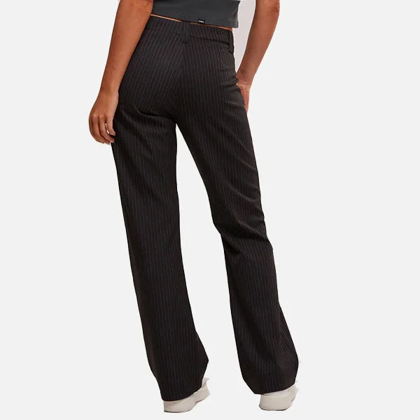 Thrills Brit Pinstripe Pant - Charcoal