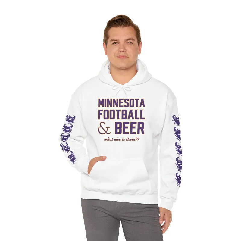 Unisex Heavy Blend™ Hooded Sweatshirt - What else is there?? + Game Day Helmet (Sleeves)