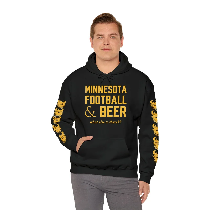 Unisex Heavy Blend™ Hooded Sweatshirt - What else is there?? + Game Day Helmet (Sleeves)