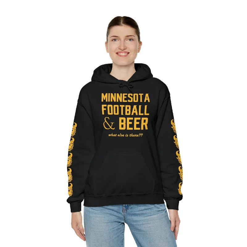 Unisex Heavy Blend™ Hooded Sweatshirt - What else is there?? + Game Day Helmet (Sleeves)