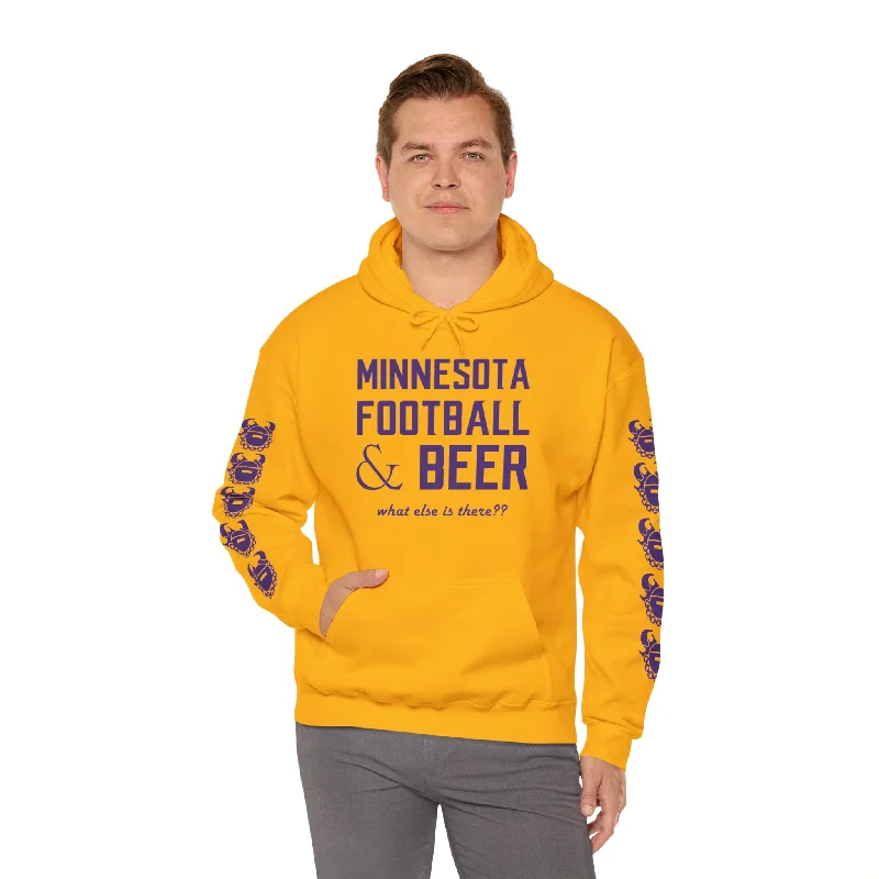 Unisex Heavy Blend™ Hooded Sweatshirt - What else is there?? + Game Day Helmet (Sleeves)