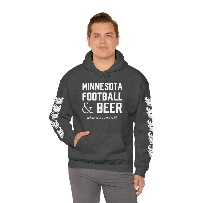 Unisex Heavy Blend™ Hooded Sweatshirt - What else is there?? + Game Day Helmet (Sleeves)