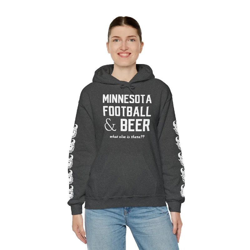 Unisex Heavy Blend™ Hooded Sweatshirt - What else is there?? + Game Day Helmet (Sleeves)