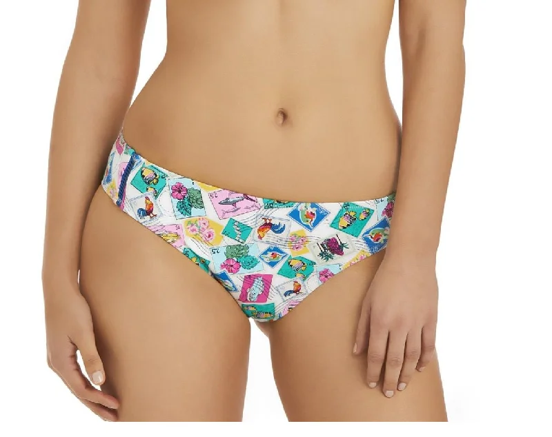 Vera Bradley Women's See Ya Soon Shannon Printed Bikini Bottom, L