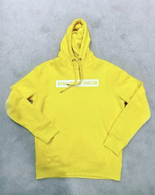 Yellow Neon Box Haus Hoodie