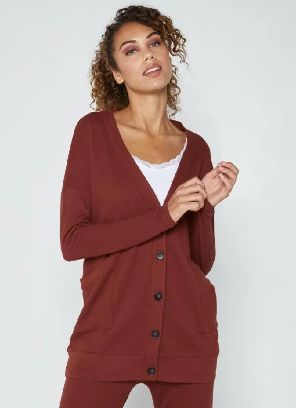 C'est Moi, CET 7101 Waffle Knit Cardigan