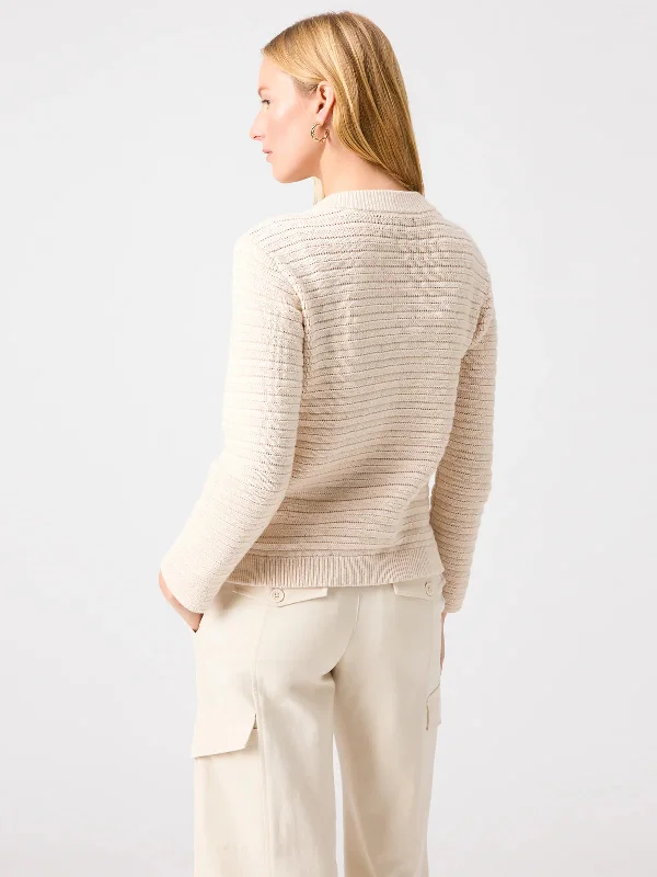 Sanctuary Knit White Sweater Jacket