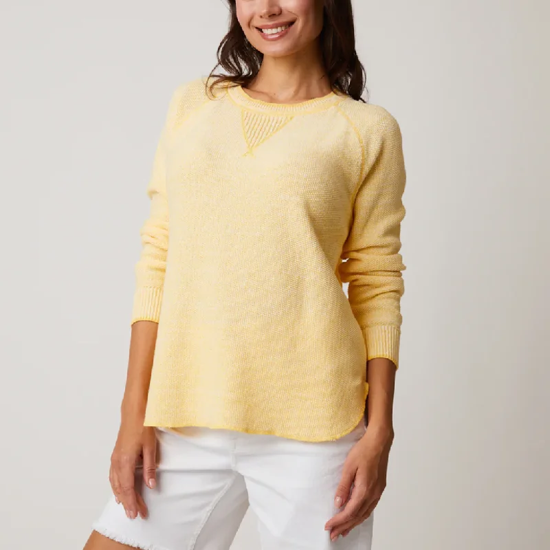 Sky Knit Sweatshirt - Buttercup