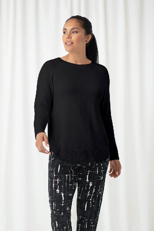 Sympli, F7206 Raglan Crew Neck Sweater