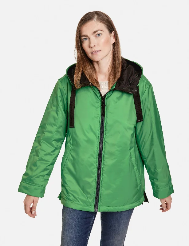 Outdoor Jacket with Side Slits